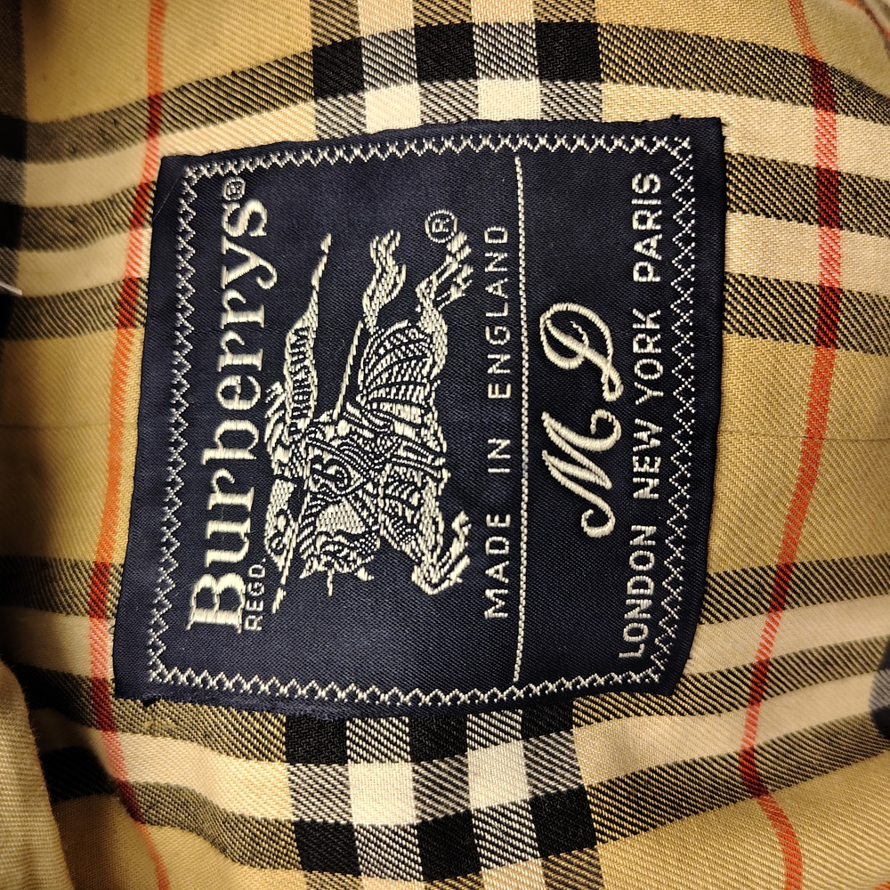 Burberry Beige Double-Breasted Trench Coat - Picture 3 of 4